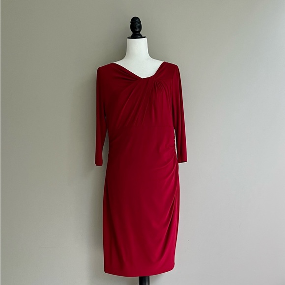 Evan Picone red dress - Picture 1 of 13
